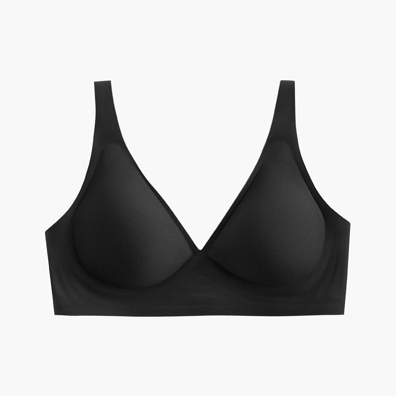 Seamless Jelly Womens Deep V Thin Sexy Bra