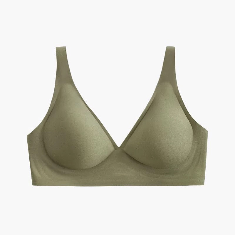Seamless Jelly Womens Deep V Thin Sexy Bra