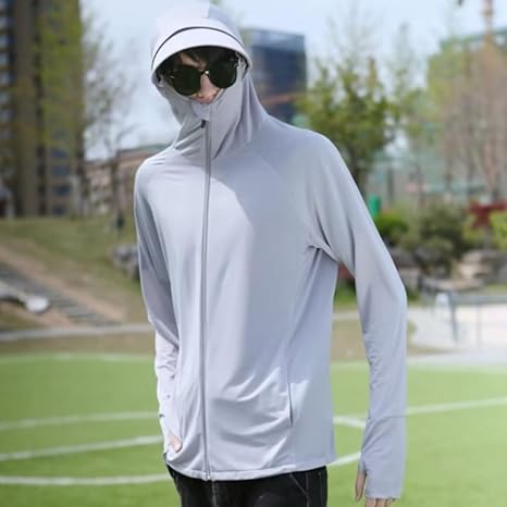 Ice Silk Sun Protection Clothing Men's UV Protection Fishing Jacket