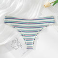 Women's Cotton Contrast Color Low Waist Panties
