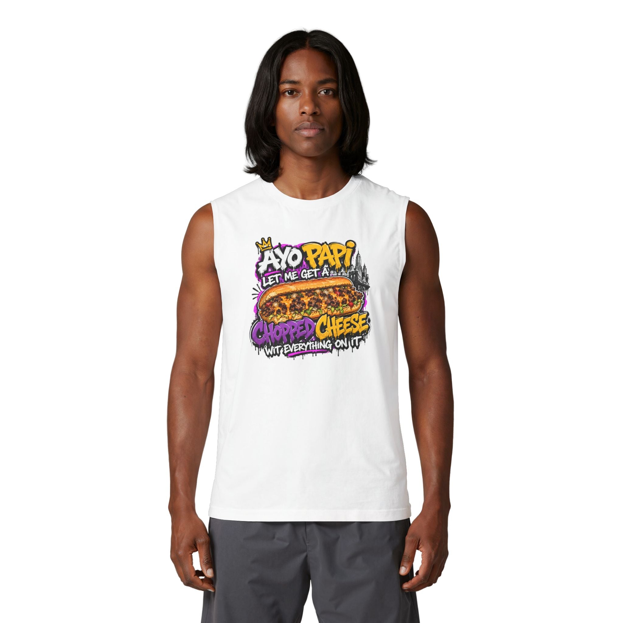 Chopped Cheese Muscle Tank