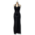 Womens Sleeveless Halterneck Sexy Backless Bodycon Sheath Dress