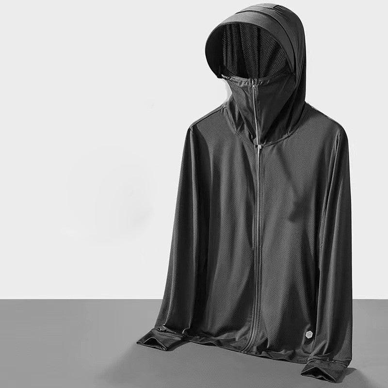 Ice Silk Sun Protection Clothing Men's UV Protection Fishing Jacket