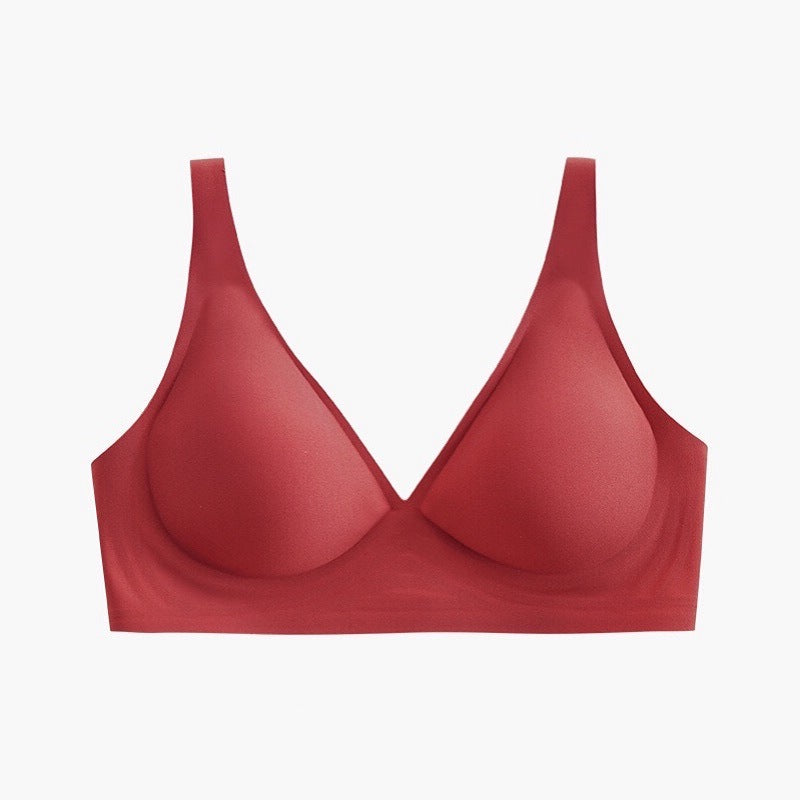 Seamless Jelly Womens Deep V Thin Sexy Bra