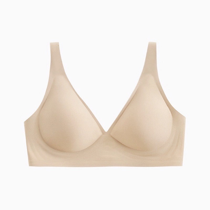 Seamless Jelly Womens Deep V Thin Sexy Bra