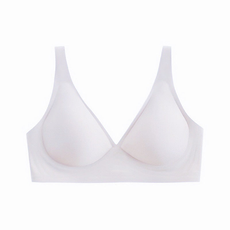 Seamless Jelly Womens Deep V Thin Sexy Bra
