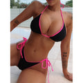 Women's With Chest Pad Split Swimsuit Bikini