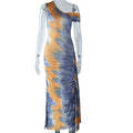European And American-style Off-shoulder Bodycon Dress